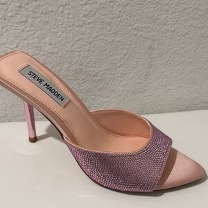 Steve Madden Pink Sparkle Heels